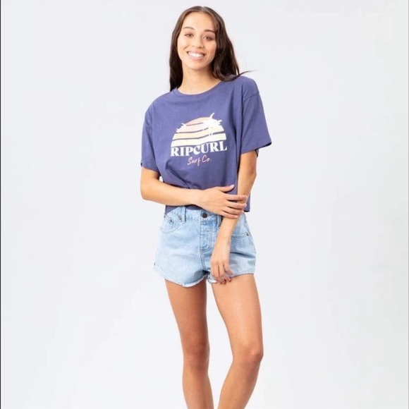 🔆RIP CURL🔆 SAYULITA SUNRISE CROP TEE - Picture 3 of 12